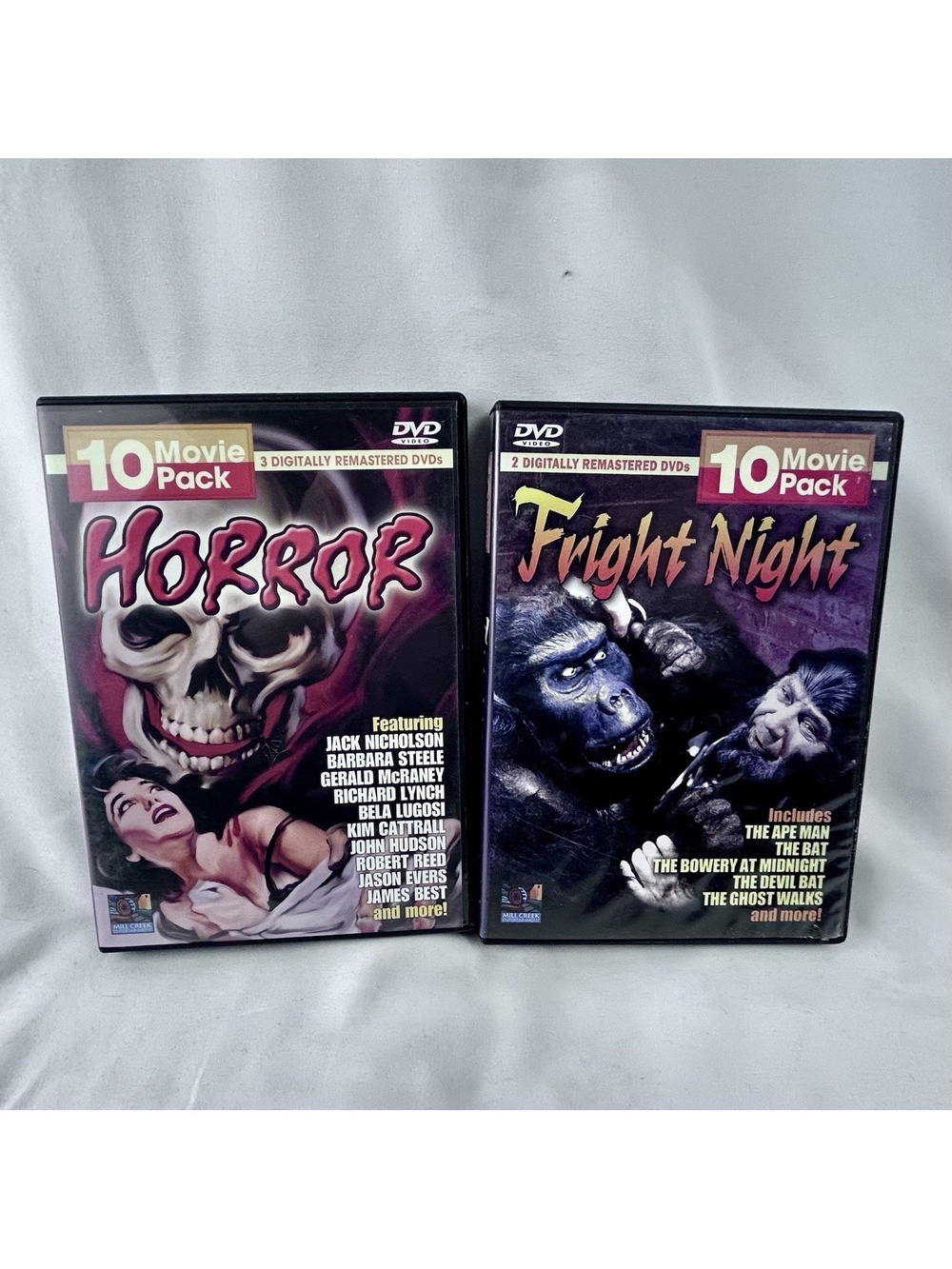Lot of Classic Horror DVD 20 movies Fright Night Mill Creek Entertainment